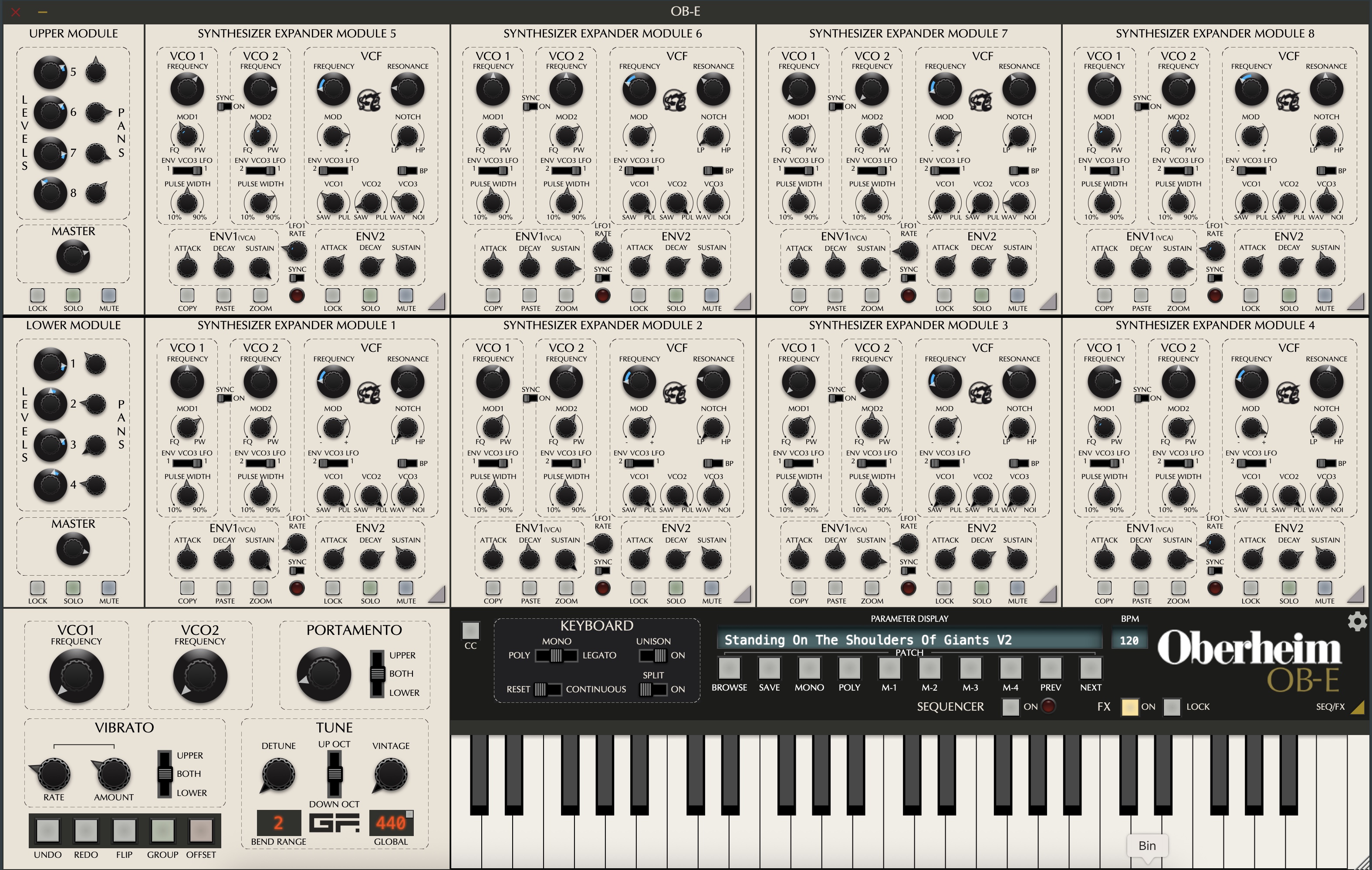GForce Oberheim OB-E